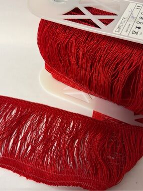 SIMPLICITY Red Fringe Trim NWT